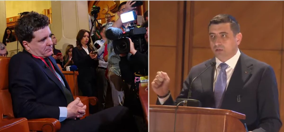 Prima dezbatere între George Simion și Nicușor Dan