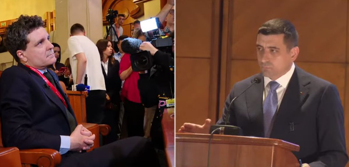 Prima dezbatere între George Simion și Nicușor Dan