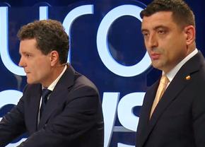 Momentul în care dezbaterea dintre Nicușor Dan și George Simion a deviat spre stadioane: „Când galeriile scandau acele lozinci, erați pe-acolo?”