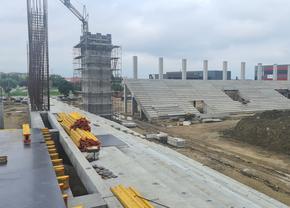 Stadionul din vestul României, care costă 23.000.000 de euro, prinde contur » Lucrările vor fi finalizate în 2026
