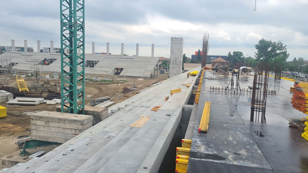 Stadionul din vestul României, care costă 23.000.000 de euro, prinde contur » Lucrările vor fi finalizate în 2026