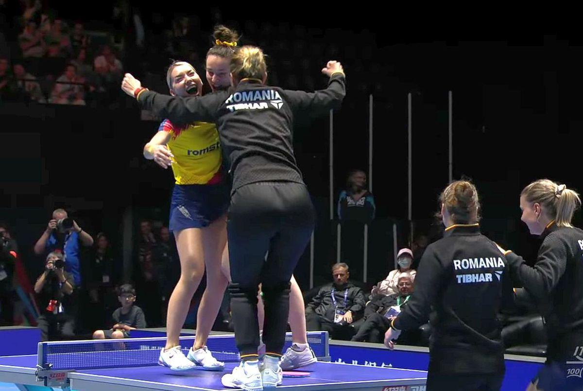 România a trecut de Franța în sferturile Mondialului de tenis de masă