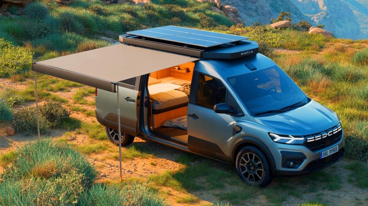 Dacia, „dormitor pe roți” » Imagini surprinzătoare: cum arată mașina-casă care nu a existat vreodată