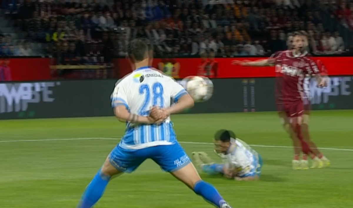 Fază controversată în CFR Cluj - Universitatea Craiova