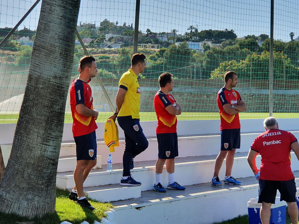 Exercițiu hazliu la antrenamentul „naționalei” olimpice, înaintea duelului cu Australia U23 » Ce a făcut Rădoi