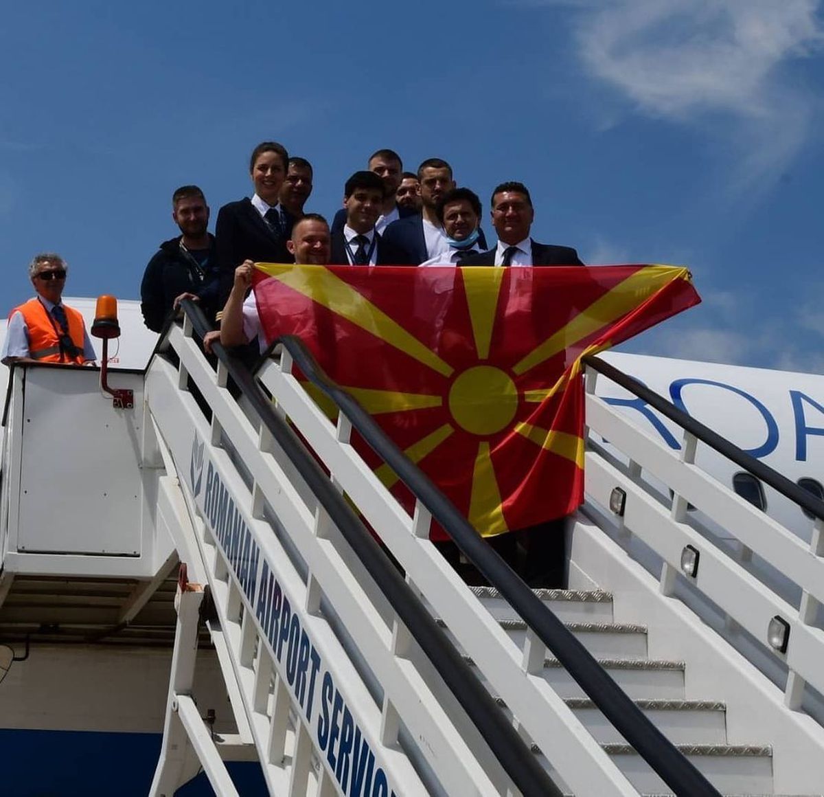 Delegația Macedoniei de Nord a aterizat la București » „Naționala” lui Pandev se va pregăti în Ghencea pentru EURO 2020