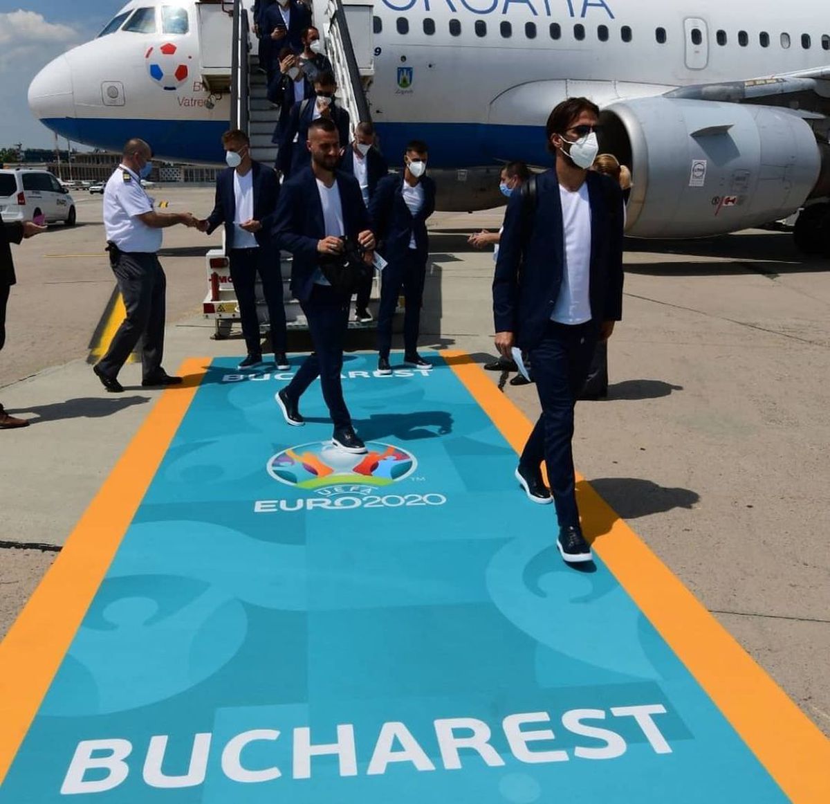 Delegația Macedoniei de Nord a aterizat la București » „Naționala” lui Pandev se va pregăti în Ghencea pentru EURO 2020