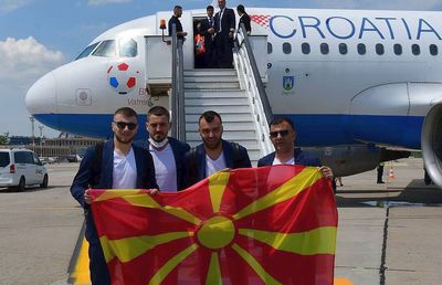 Delegația Macedoniei de Nord a aterizat la București » „Naționala” lui Pandev se va pregăti în Ghencea pentru EURO 2020