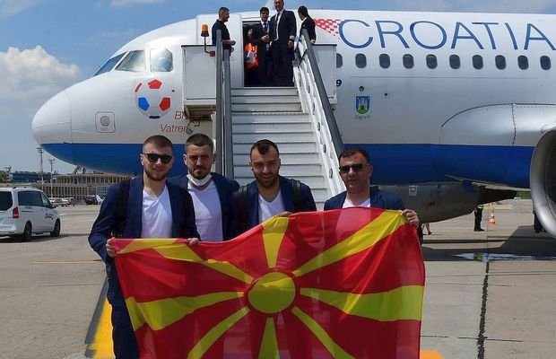 Delegația Macedoniei de Nord a aterizat la București » „Naționala” lui Pandev se va pregăti în Ghencea pentru EURO 2020
