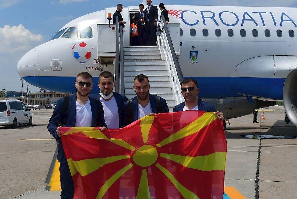 Delegația Macedoniei de Nord a aterizat la București » „Naționala” lui Pandev se va pregăti în Ghencea pentru EURO 2020