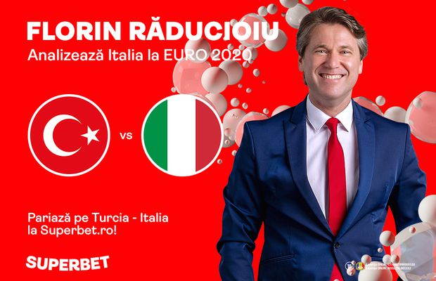INTERVIU SUPERBET | Florin Răducioiu analizează Italia la EURO 2020: “Nicolo Barella e SuperPariul meu!”