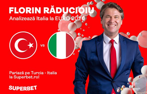 INTERVIU SUPERBET | Florin Răducioiu analizează Italia la EURO 2020: “Nicolo Barella e SuperPariul meu!”