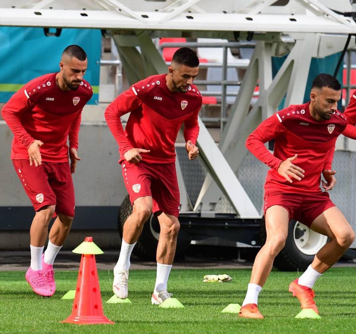 Macedonia de Nord s-a antrenat pe stadionul din Ghencea » Cum s-a prezentat gazonul