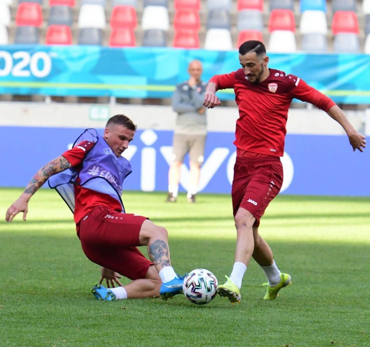 Macedonia de Nord s-a antrenat pe stadionul din Ghencea » Cum s-a prezentat gazonul