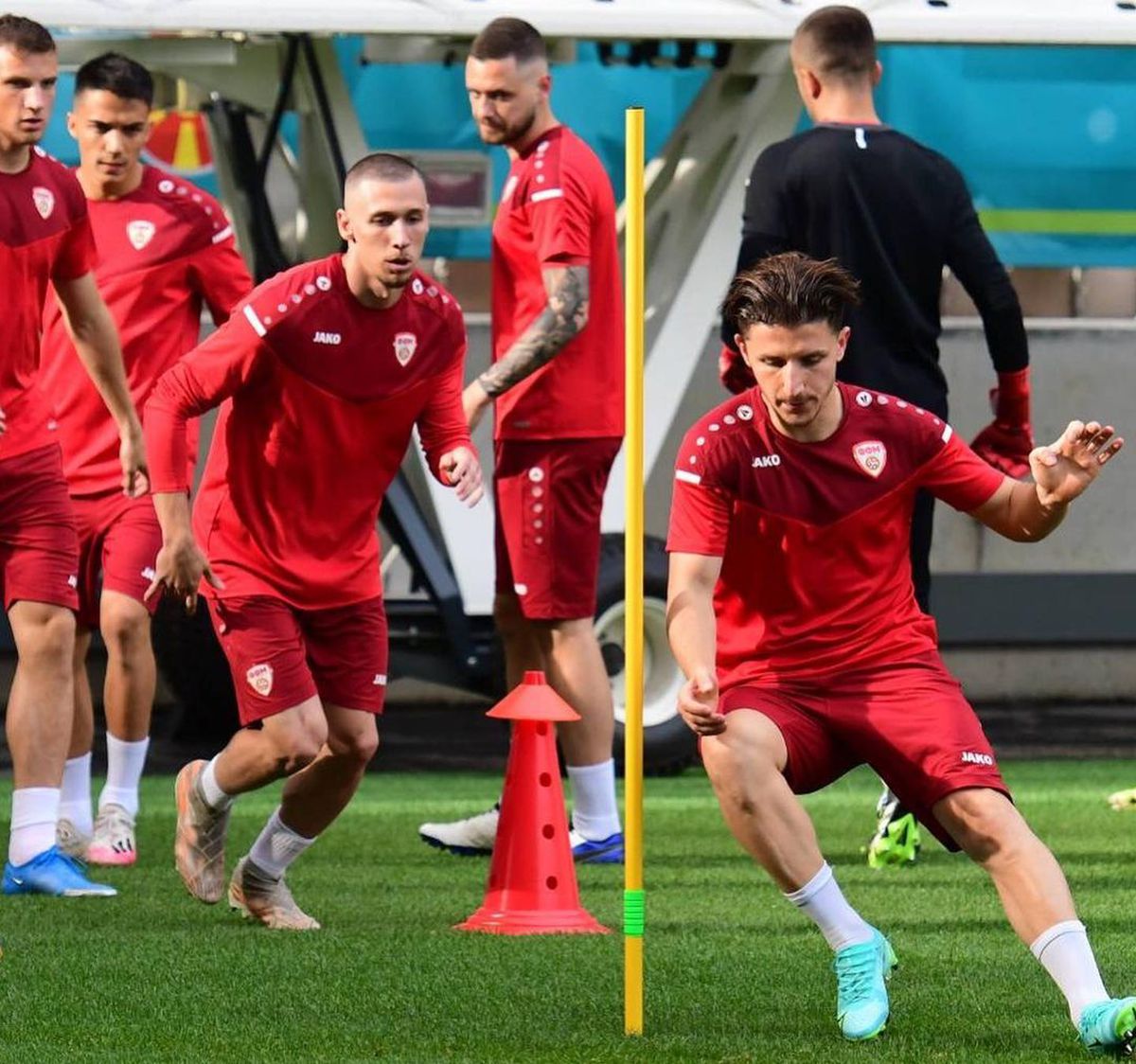 Macedonia de Nord s-a antrenat pe stadionul din Ghencea » Cum s-a prezentat gazonul