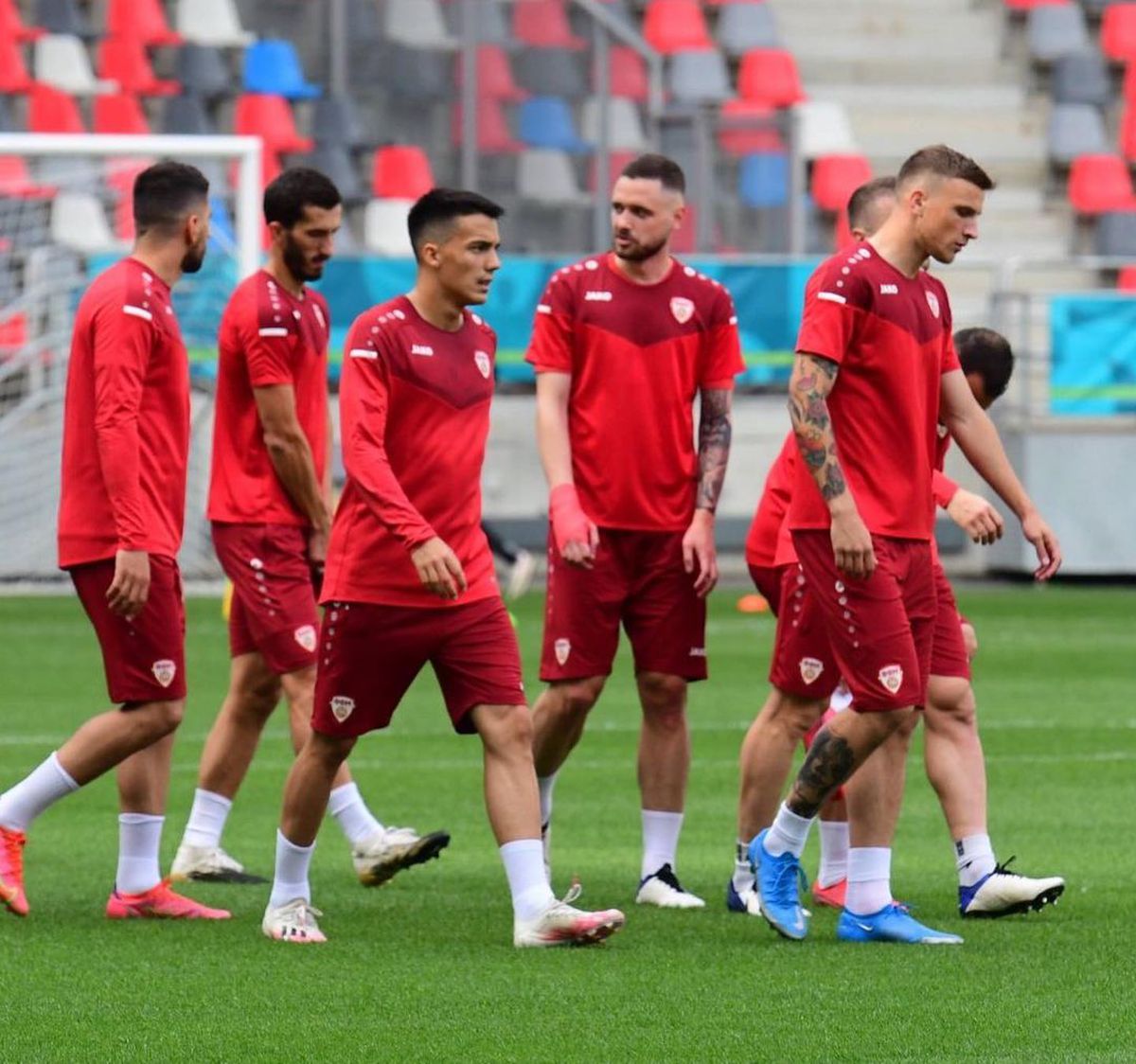 Macedonia de Nord s-a antrenat pe stadionul din Ghencea » Cum s-a prezentat gazonul