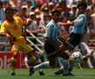 Hagi, mereu un pericol incontrolabil pentru argentinieni, în victoria tricoloră din "sferturile" Mondialului american