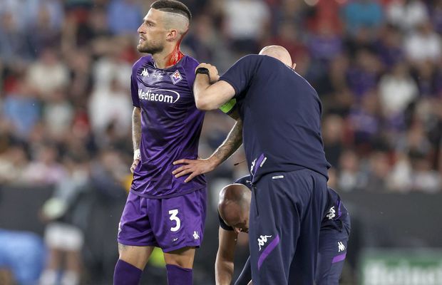 Reacția lui Lobonț, după ce huliganii lui West Ham i-au spart capul lui Biraghi: „Stai la tine în curte!”