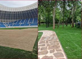 Știrea zilei: gazonul de pe „Ion Oblemenco” se mută în Parcul Pedagogic din Craiova :)