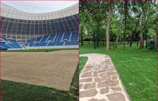 Știrea zilei: gazonul de pe „Ion Oblemenco” se mută în Parcul Pedagogic din Craiova :)