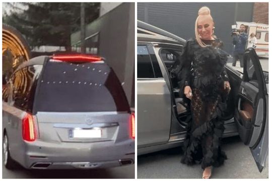 Anamaria Prodan a venit cu dricul la petrecerea mondenă a anului // foto: viva.ro
