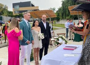 Larisa Iordache s-a căsătorit civil în ploaie! Imagini de neuitat surprinse la Snagov: „N-a fost greu să aleg rochița”