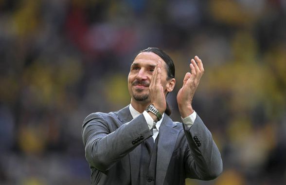 Zlatan Ibrahimovic a fost aclamat de un stadion întreg după Suedia - Serbia » Golgheterul naționalei, copleșit de emoții