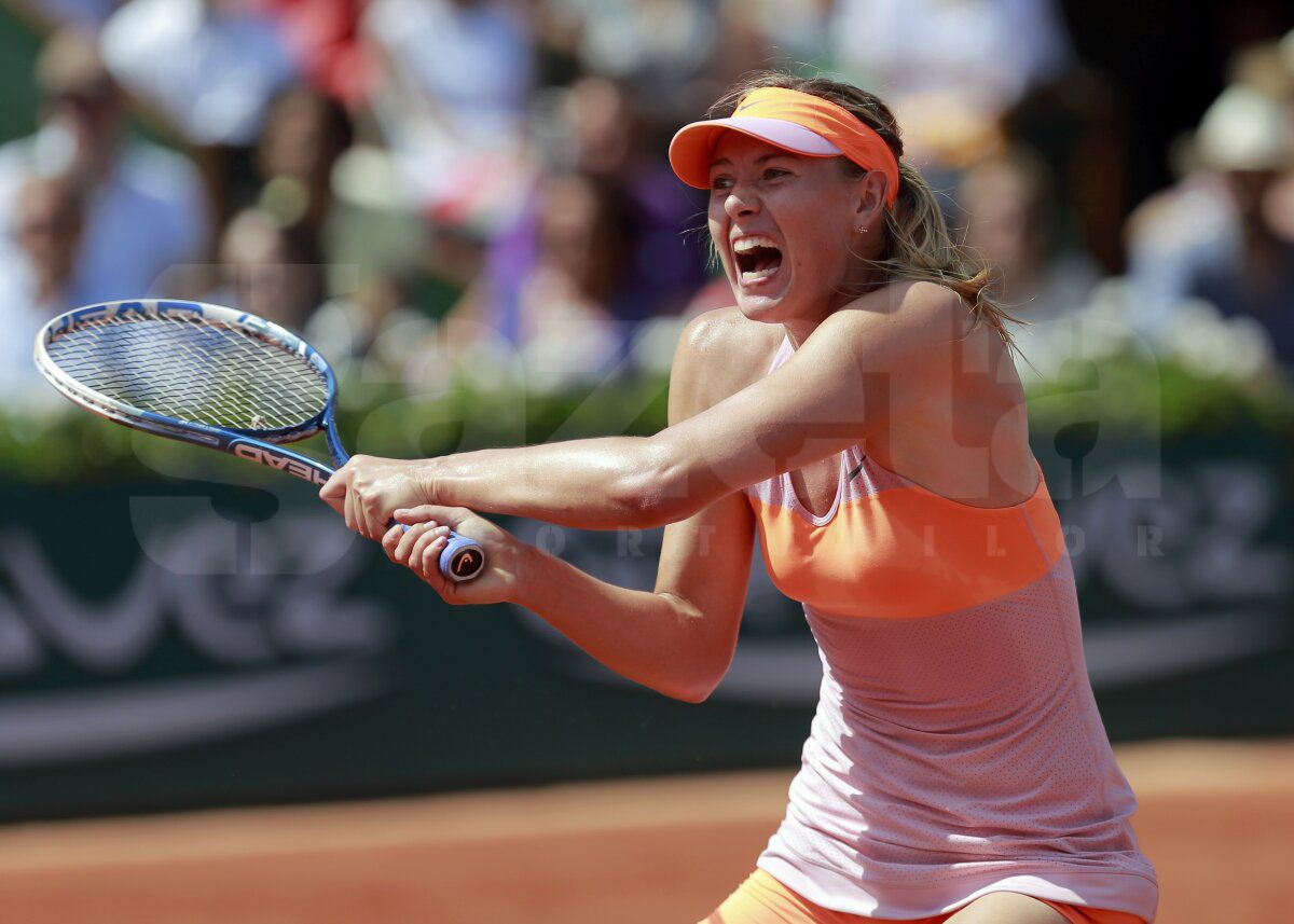 Maria Sharapova, ședință foto spectaculoasă în urmă cu fix 10 ani, după victoria cu Halep de la Roland Garros