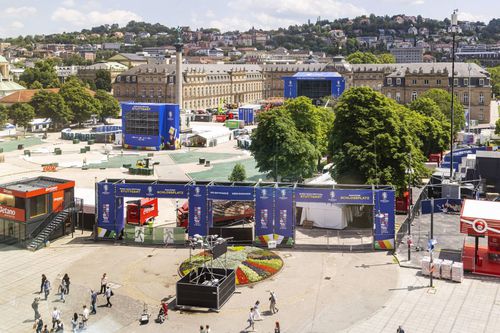 Așa arată un fanzone la Euro 2024 / Foto: Imago