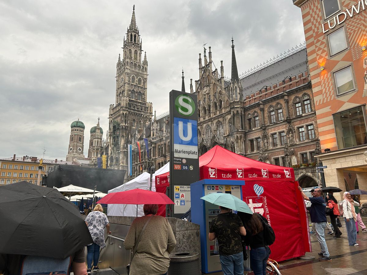 Munchen cântă și dansează » Primele impresii din „capitala fotbalului”, printre picături: Euro în plan secund, orașul serbează frenetic a 866-a aniversare