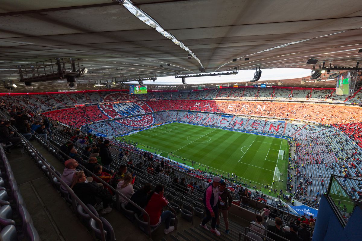 Imagini superbe cu stadionul Allianz Arena înaintea de finala Ligii Naţiunilor