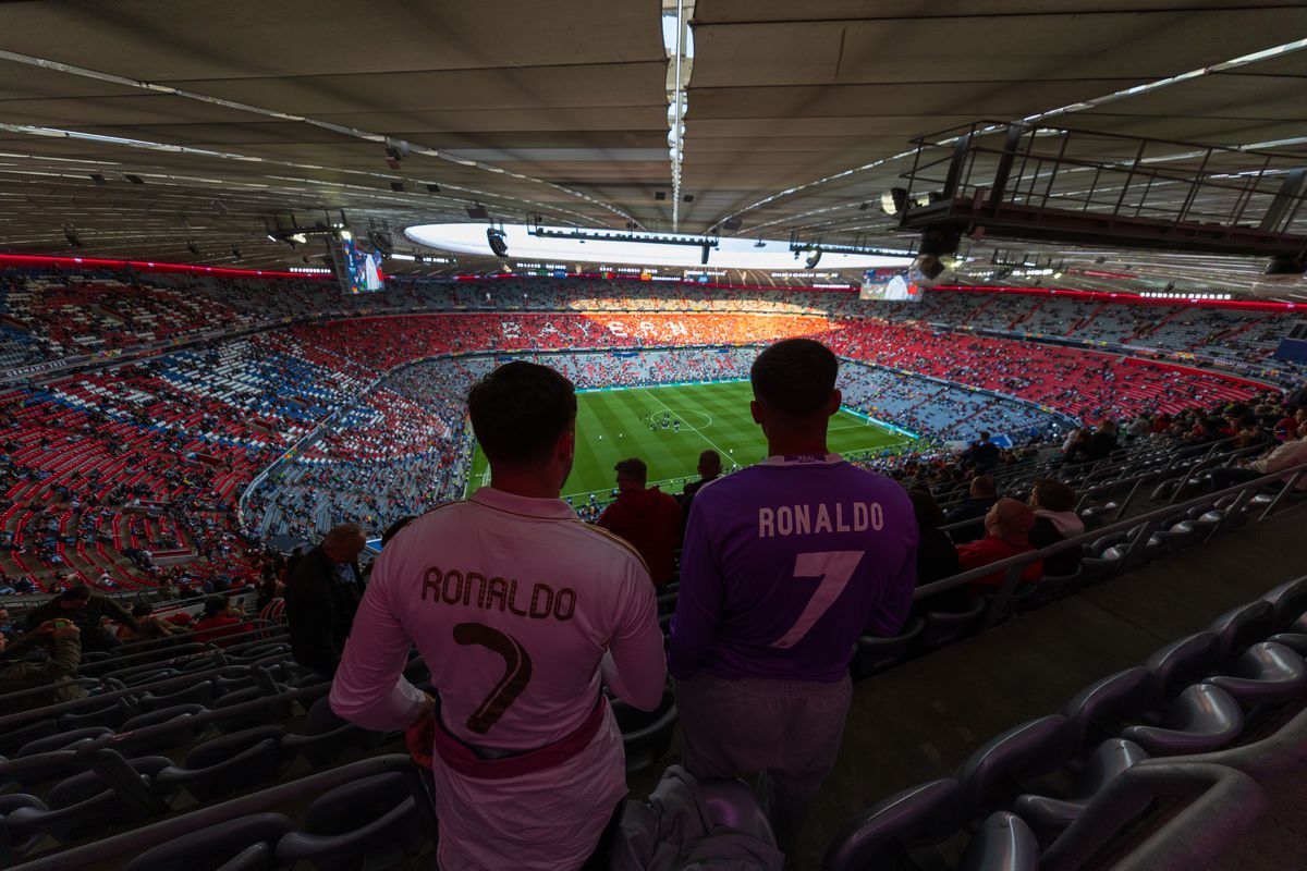 Imagini superbe cu stadionul Allianz Arena înaintea de finala Ligii Naţiunilor