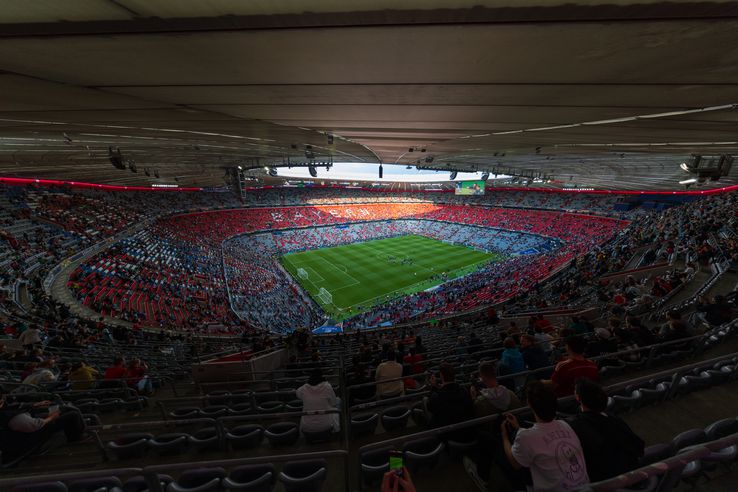 Imagini superbe cu stadionul Allianz Arena înaintea de finala Ligii Naţiunilor FOTO: Ionuţ Iordache (GSP)