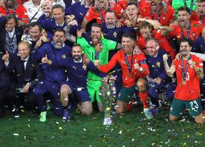 Pentru eternita7e! Portugalia a câștigat la loviturile de departajare finala Nations League cu Spania. La 40 de ani, Cristiano Ronaldo a plâns ca un copil
