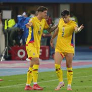 Dispută între Andrei Raţiu şi David Miculescu la finalul partidei Austria - România 2-1 FOTO: Ionuţ Iordache (GSP)