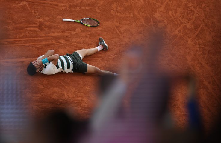 Jannik Sinner - Carlos Alcaraz, finala dramatică de la Roland Garros/Foto: Getty Images