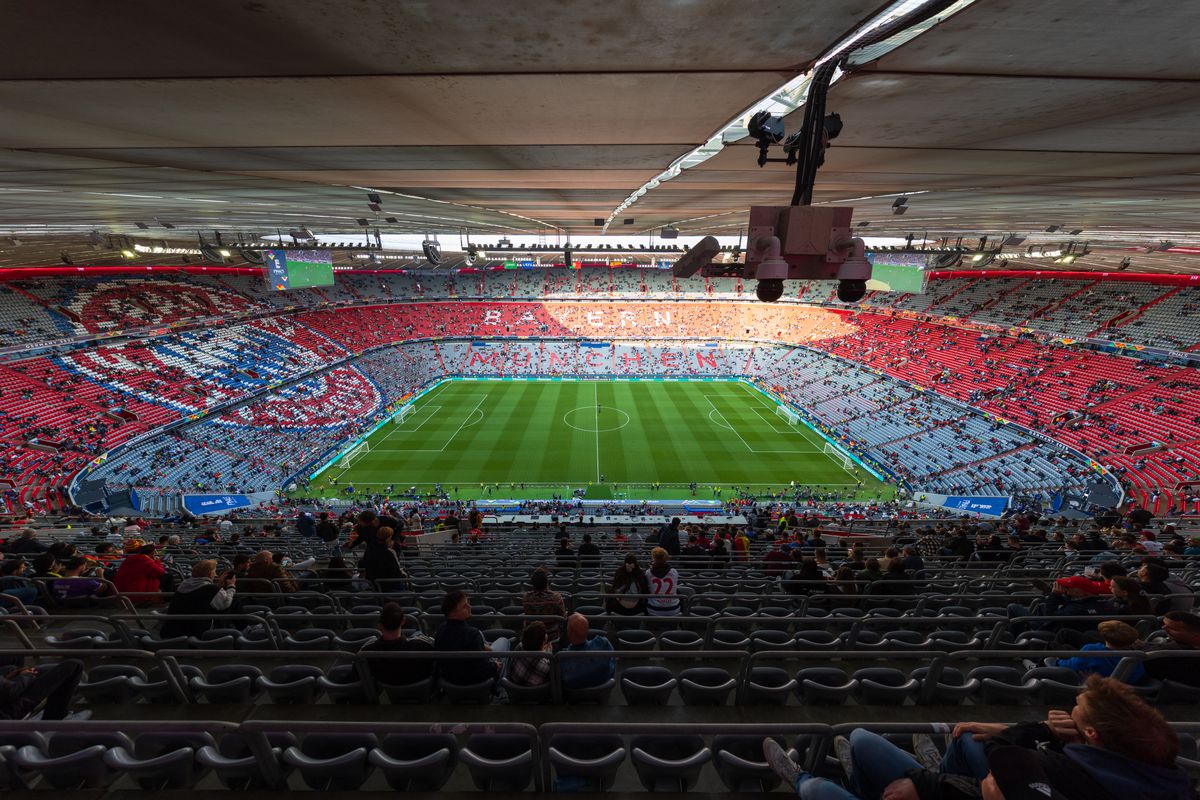 Imagini superbe cu stadionul Allianz Arena înaintea de finala Ligii Naţiunilor