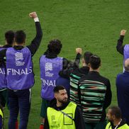 Cristiano Ronaldo la loviturile de la 11 metri în Portugalia - Spania. Foto: Ionuț Iordache (GSP.RO)