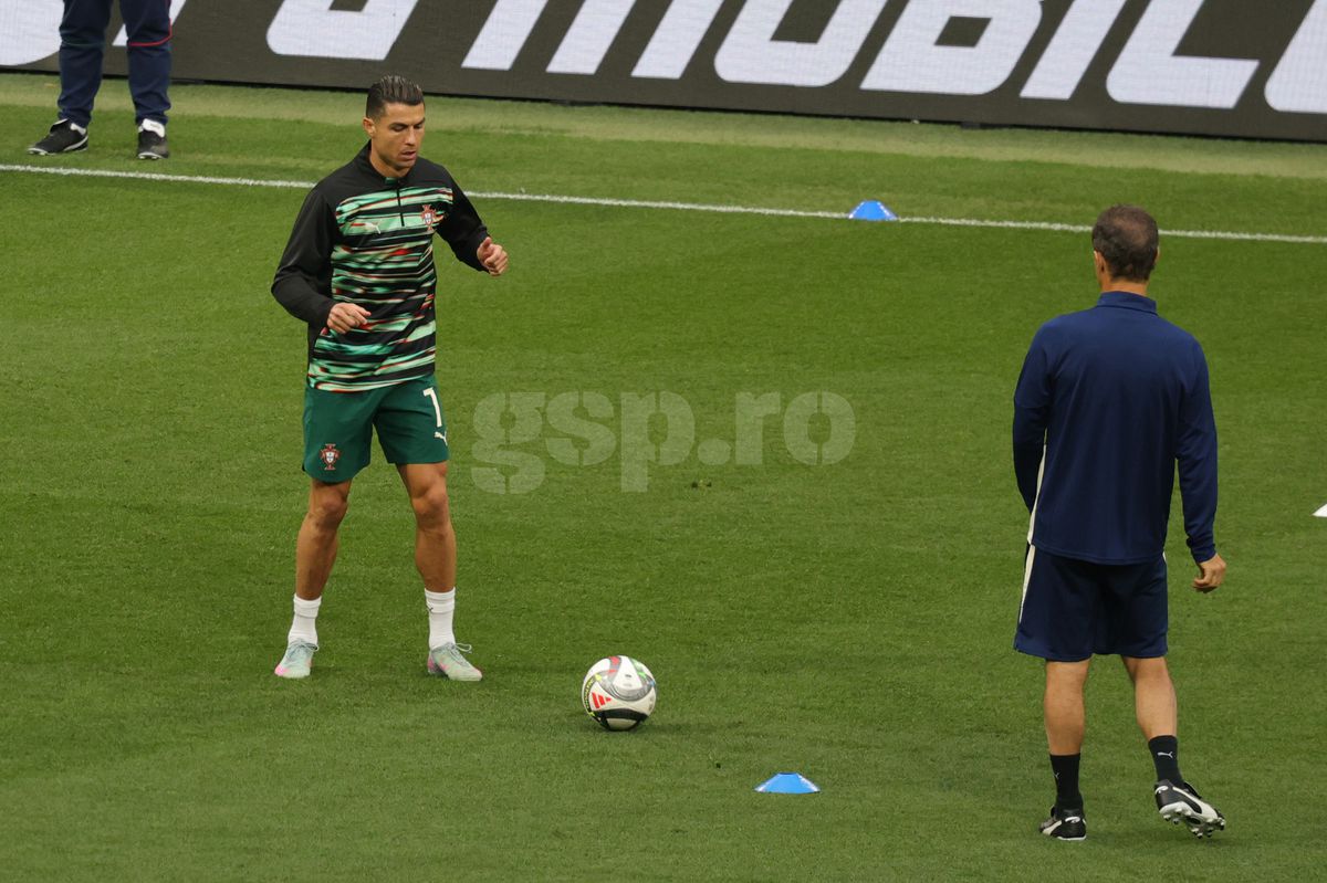„Siuuuuuu” » Cadru cu cadru: ce s-a întâmplat pe Allianz Arena, imediat după ce Cristiano Ronaldo a ieșit pe teren pentru finala cu Spania