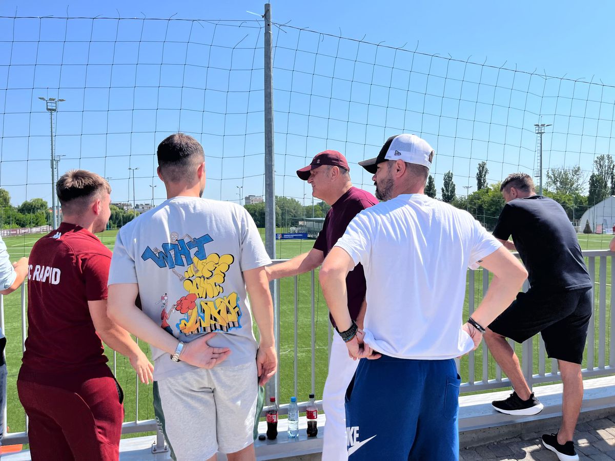 Dan Șucu și Costel Gâlcă au asistat la triumful echipei U16 a Rapidului din Supercupa României