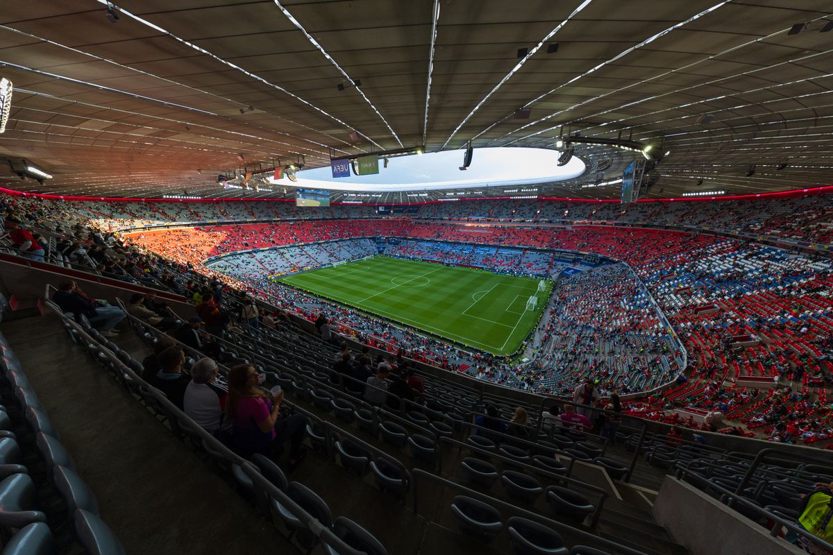 Imagini superbe cu stadionul Allianz Arena înaintea de finala Ligii Naţiunilor
