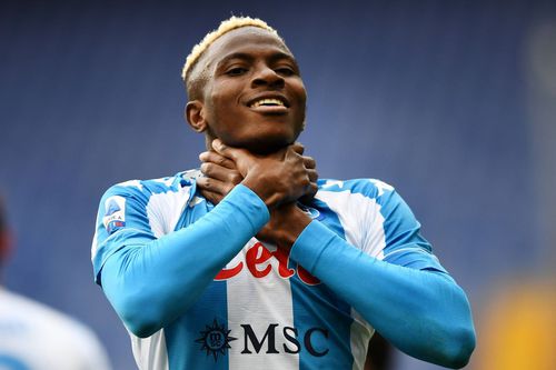 Victor Osimhen a avut 76 de goluri și 18 assisturi în 133 de meciuri la Napoli / Foto: Imago