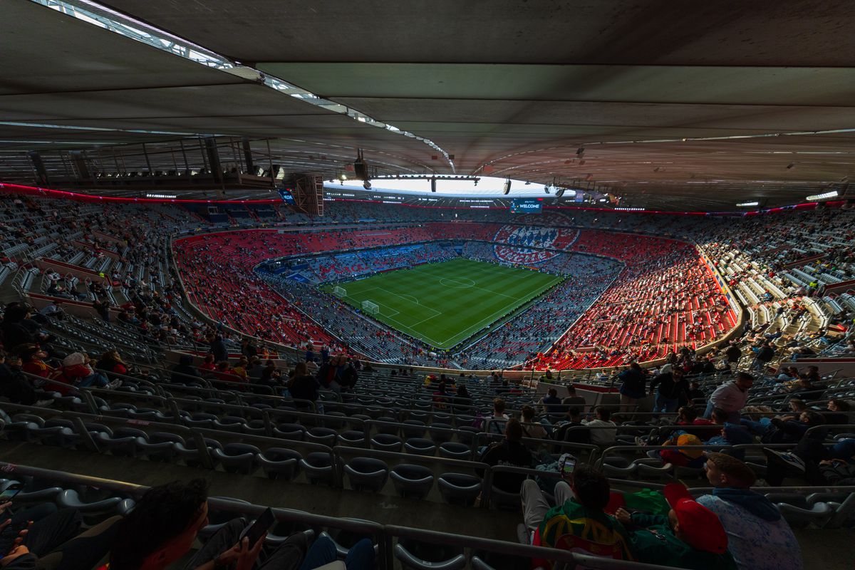 Imagini superbe cu stadionul Allianz Arena înaintea de finala Ligii Naţiunilor