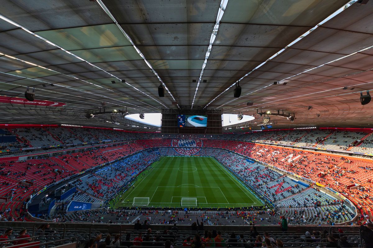 Imagini superbe cu stadionul Allianz Arena înaintea de finala Ligii Naţiunilor