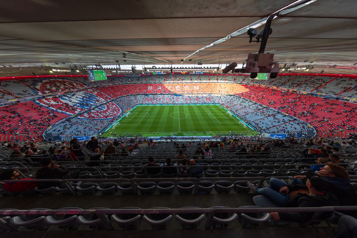 Imagini superbe cu stadionul Allianz Arena înaintea de finala Ligii Naţiunilor
