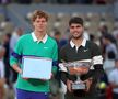 Jannik Sinner și Carlos Alcaraz. FOTO: Getty Images