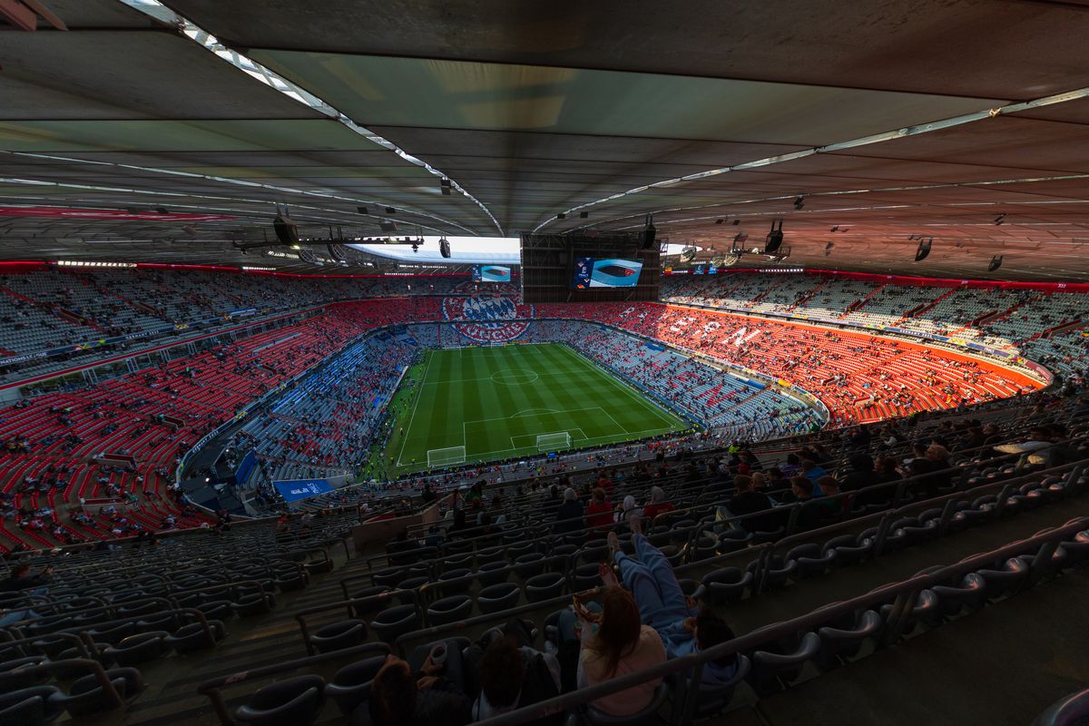 Imagini superbe cu stadionul Allianz Arena înaintea de finala Ligii Naţiunilor
