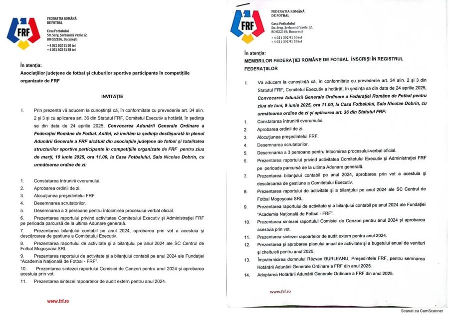 FRF în corzi: două Adunări Generale diferite, în două zile consecutive, sub presiunea acuzelor de funcționare ilegală! » „Vor să calmeze masele”