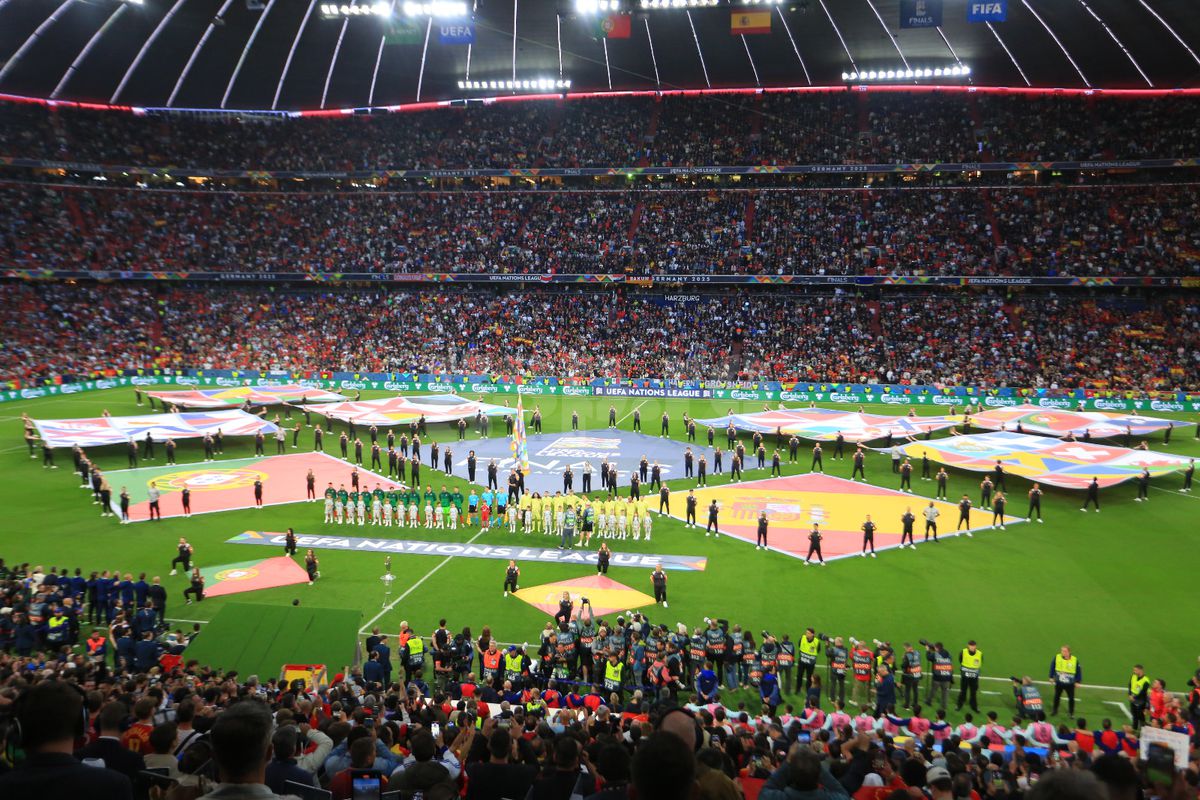 Ceremonie deschidere finala Ligii Natiunilor