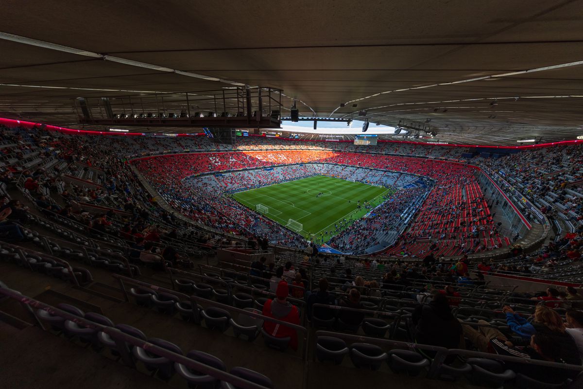 Imagini superbe cu stadionul Allianz Arena înaintea de finala Ligii Naţiunilor